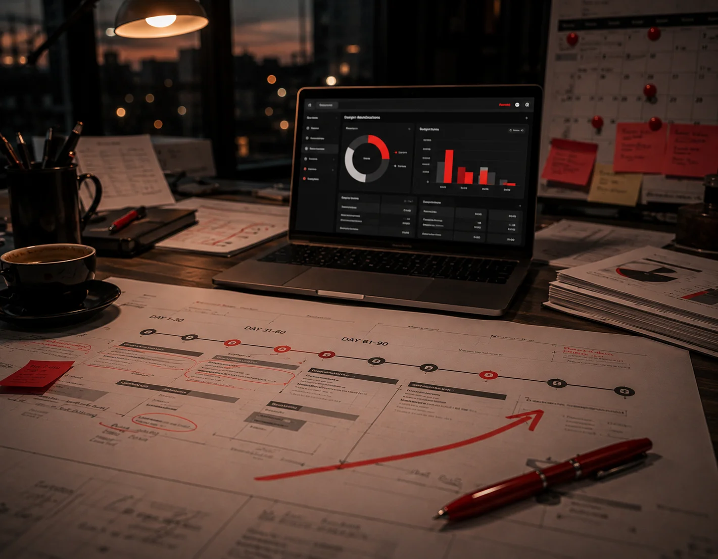 90-day marketing strategy and roadmap planning