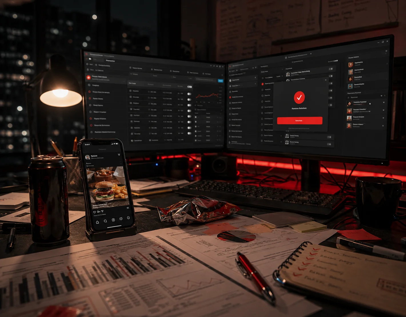 Campaigns and tracking being built and launched