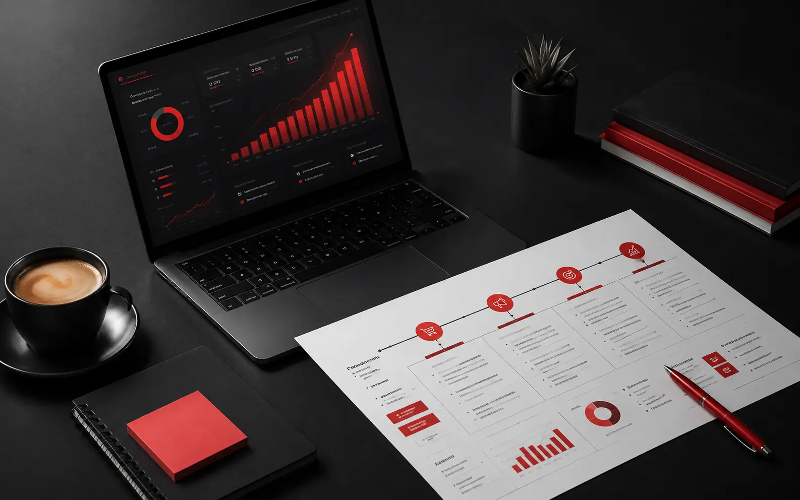Restaurant marketing strategy planning with 90-day roadmap and analytics